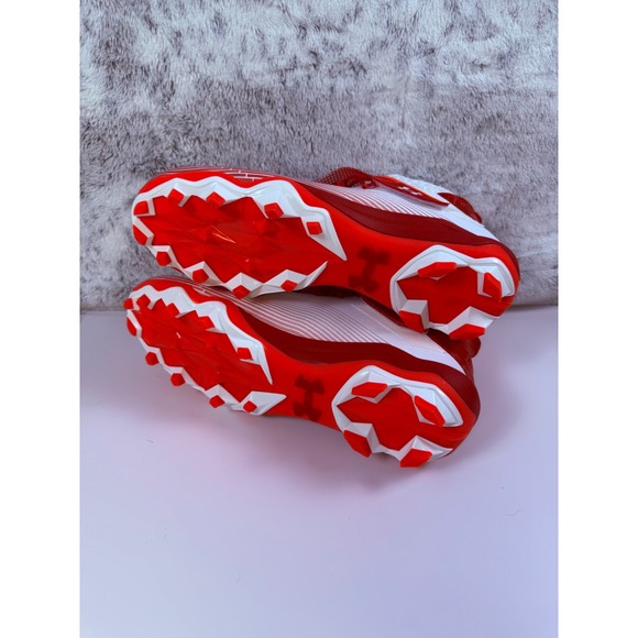 Under Armour Highlight MC Football Cleats Mens 12 White Red Pellet Protect - Picture 7 of 8